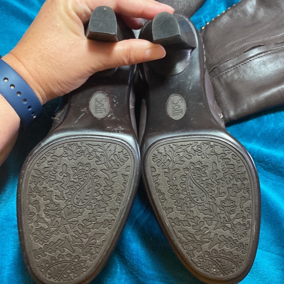 Sofft Long Brown Boots - Picture 3 of 6